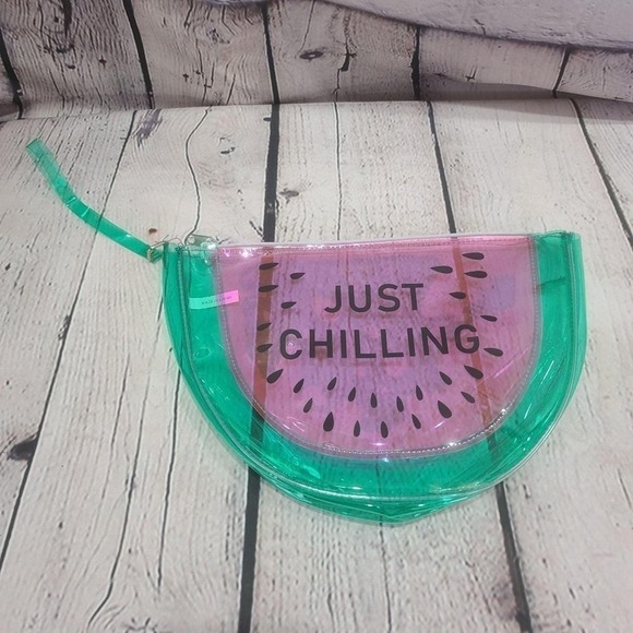 Watermelon Slice plastic Summer Bag - Picture 6 of 12